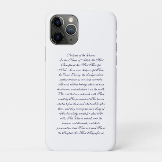 Ayat ul KursiPhone Case (Achterkant)