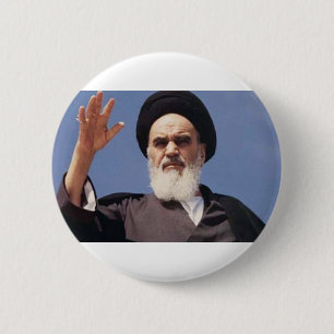 Ayatollah Khomeini Badge Ronde Button 5,7 Cm
