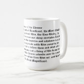 Ayatul Kursi Coffee Mok (Voorkant rechts)