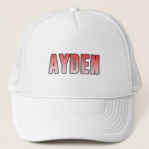 Ayden roze naam trucker pet