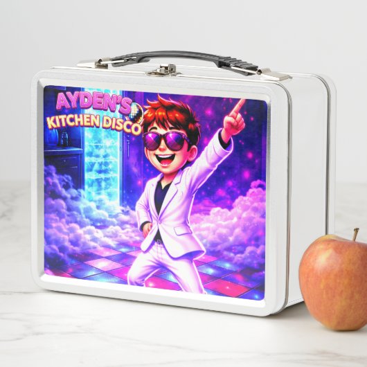 Ayden's Kitchen Disco | Metaal | Lunch Box (In situ)