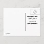 Aye Aye Pirate Parrot Uitnodiging Briefkaart (Achterkant)