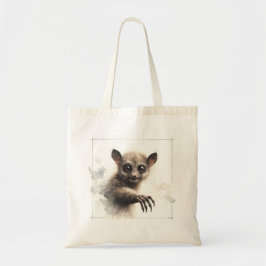 Aye Aye Portrait AREF289 - Watercolor Tote Bag