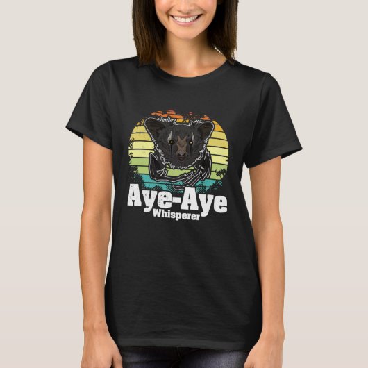 Aye Aye Primates Lemurs Madagascar  12 T-shirt (Voorkant)