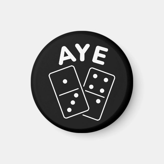 Aye Domino K-Pop Boygroup Meme Quote Magneet (Voorkant)