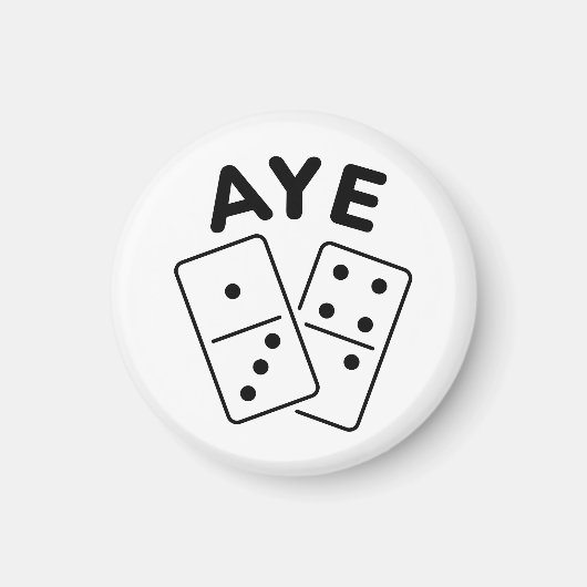 'Aye Domino' K-Pop Boygroup Meme Quote Magneet (Voorkant)