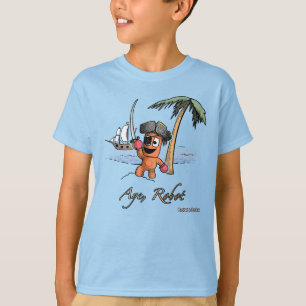 Aye, T-Shirt Pirate Robot