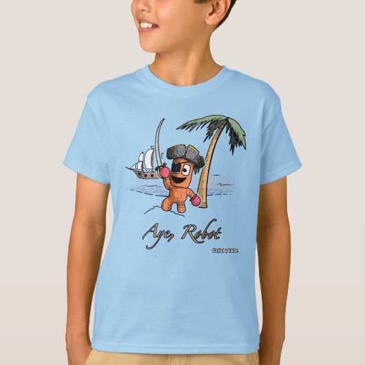 Aye, T-Shirt Pirate Robot (Devant)