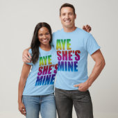 Aye Ze is een grappig T-shirt van Mine GLBT. (Unisex)