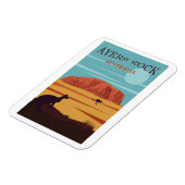 Ayers Rock, Australië Travel Poster Magneet (Linkerzijde)