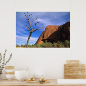 Ayers Rock Uluru in de Outback Australia Poster (Keuken)