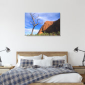 Ayers Rock Uluru in de Outback Australië Canvas Afdruk (Insitu (Slaapkamer))