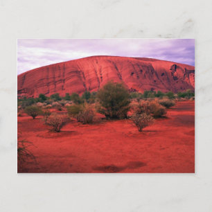 Ayers Rock, Uluru National Park, Australië woestij Briefkaart