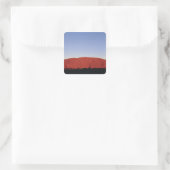 Ayers Rock Vierkante Sticker (Tas)