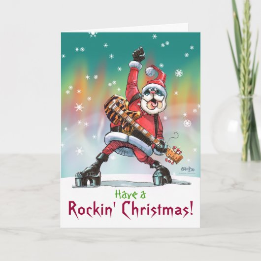 Ayez a, carte de Noël de Rockin (Devant)