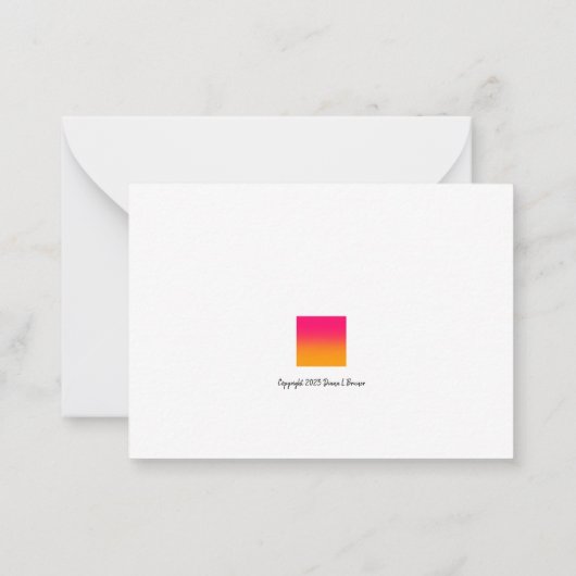 Ayez Courage Cette Carte De Note De Passe De Passe (Dos)