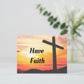 Ayez la carte postale Faith (Debout devant)