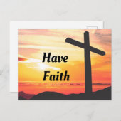 Ayez la carte postale Faith (Devant / Derrière)