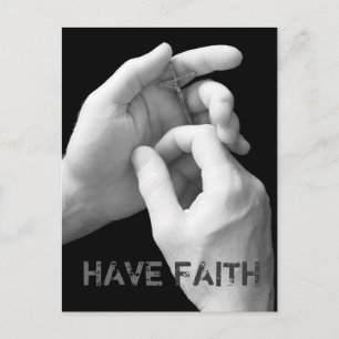 Ayez la carte postale Faith