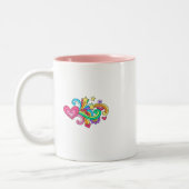 AYEZ le ♥ super psychédélique de tasse de (Gauche)