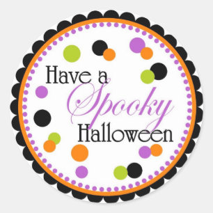 Ayez les autocollants ÉFFRAYANTS d'un Halloween