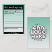 ayez quelque chose dire la carte de commentaire (Devant / Derrière)