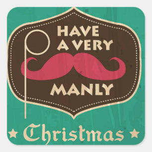 Ayez un autocollant de Noël très maniaque