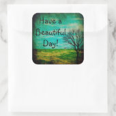 Ayez un Beau Sticker d'arbre lunaire de jour (Sac)