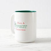 Ayez Un Café De Noël Pawfect Mug (Devant gauche)