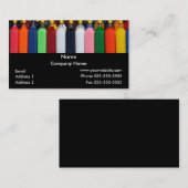 Ayez un carte de visite de boissons (Devant / Derrière)