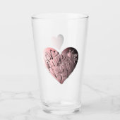 "Ayez un Heureuse Sainte-Valentin" Verre manuscrit (Devant)