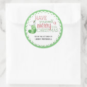 Ayez un joyeux petit autocollant de Noël (Sac)