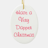 Ayez un ornement très pimpant de Noël (Dos)