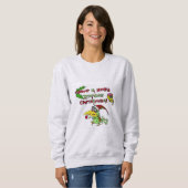 Ayez un sweatshirt de Noël de zombi de houx (Devant entier)