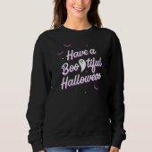 Ayez un Sweatshirt de T-shirt noir pour Halloween (Devant)