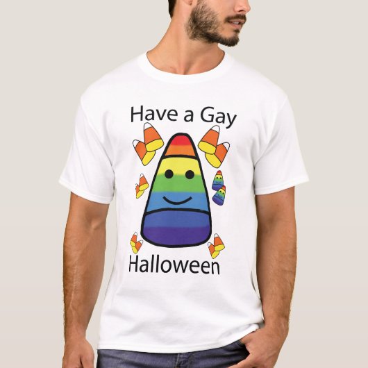 Ayez un T-shirt gai de Halloween (Devant)