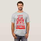 Ayez un T-shirt Jolly Jolly Christmas (Devant entier)
