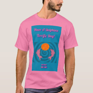 Ayez un T-shirt rose d'hommes terribles de jour de