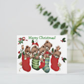 Ayez Une Béatière Joyeux Noël! - Carte Postale Des (Debout devant)