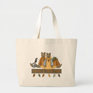"Ayez une belle chute" Sac fourre-tout Nounours d'
