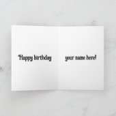 Ayez une carte d'anniversaire de Cousin Day (Intérieur)