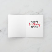 Ayez une carte d'anniversaire Dino-Taste (Intérieur)