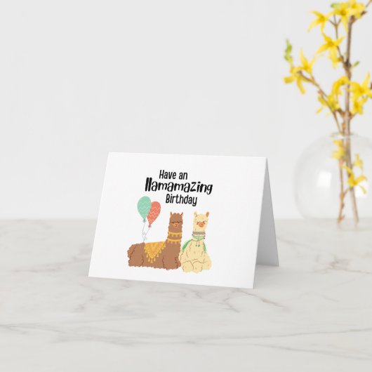 Ayez une carte d'anniversaire incroyable, l'annive (Fleur jaune)