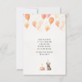 Ayez une carte d'anniversaire Yorkie-riffic avec l (Dos)