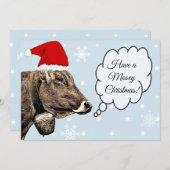 Ayez une carte de Noël de Noël de moey drôle de va (Devant / Derrière)