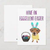 Ayez une carte de pâques généreuse (Devant / Derrière)