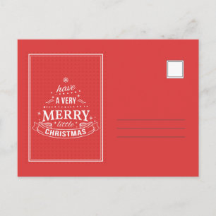 Ayez Une Carte De Poste De Noël Joyeuse