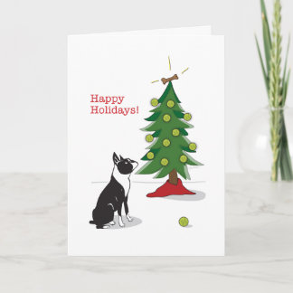 Ayez une carte de vacances de boule