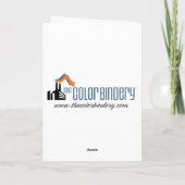 Ayez une carte de voeux d'entreprise de vacances (Dos)