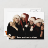 Ayez une carte postale Ace Christmas (Devant / Derrière)